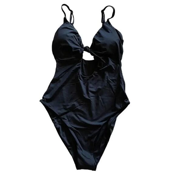 Andie The Santorini
One Piece Bathing Suit
Black Adjustable Straps SZ  LT # 1444 - Picture 3 of 14